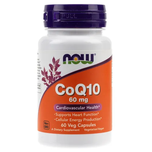Now Foods Koenzym Q10 60 Kapseln, 60 mg