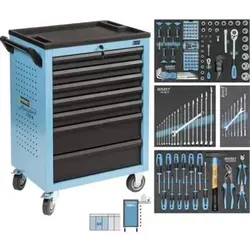 HAZET Werkstattwagen Assistent 178 N-7 mit 147 Werkzeugen von HAZET