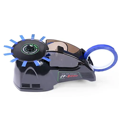 U.S. Solid Automatischer Bandabroller Elektrisches Karussell Rundband Schneidemaschine JF-8000, Schnittbreite 3-25mm Länge 5-60mm, Nachfolgemodell des Zcut-2