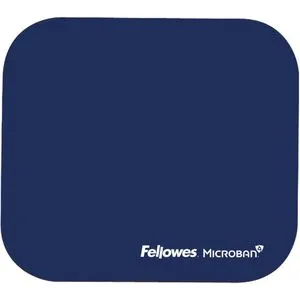 Fellowes Mauspad 59338, blau, 232 x 199 mm, Stoff