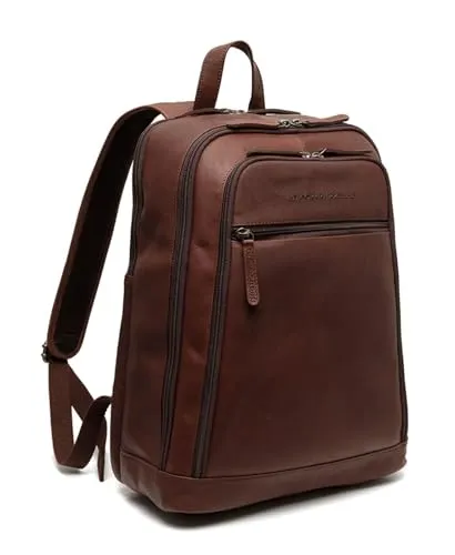 The Chesterfield Brand Wax Pull Up Detroit Business-Rucksack - Hochwertiger Leder Laptop-Rucksack mit 39 cm Fach, perfekt für Business und Freizeit, stilvoll und langlebig.