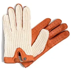 Hand Gewand by Weikert Lederhandschuhe – Handgenähte Auto-Handschuhe aus Hirschleder, Touchscreen-fähig, Größe 8.5