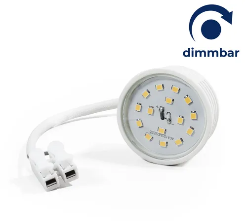 LED Modul 230V 7Watt warm weiß 3000K 50mm dimmbar Flach Einbau Strahler Spot
