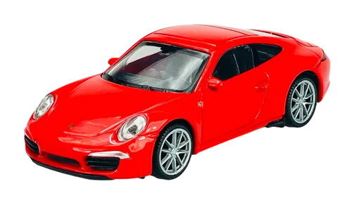 WELLY PORSCHE 911 (991) CARRERA S COUPE ROT 1:43 DIE CAST METAL MODEL NEW IN BOX