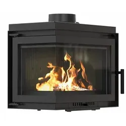 Eck-Kamineinsatz ILDNORD BERGEN mit Seitenglas links - 8 kW - Der ILDNORD BERGEN Kamineinsatz bietet effiziente Strahlungswärme und eine große Sichtscheibe für optimale Flammensicht. Ideal für modernen Wohnkomfort und umweltfreundliches Heizen.