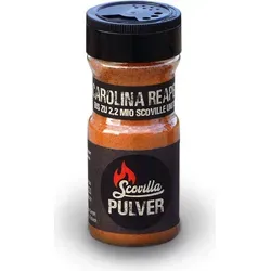 Scovillas Carolina Reaper Chilipulver im Shaker, 50g von Scovilla