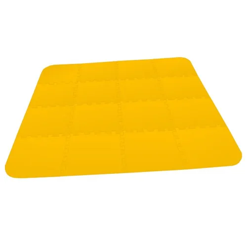 Produktbild Kiids Badematte Bodenmatte Puzzlematte UNO Plus - 8mm, 16 Teile, gelb