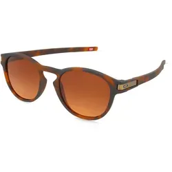 Oakley Latch Matte Brown Tortoise - Sportbrille mit Clip-Mechanismus - Sportbrillen mit leichtem O Matter-Rahmen und Prizm-Gläsern für optimierte Sicht. Integrierter Clip-Mechanismus für praktische Befestigung am Shirt.