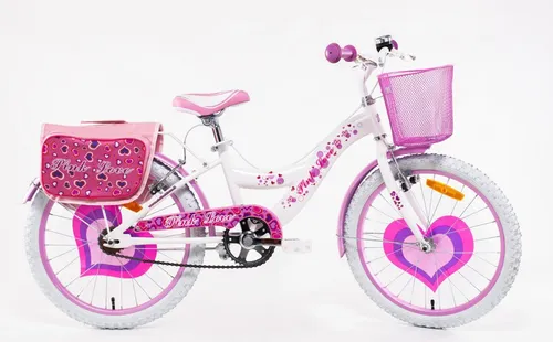 Zoll Kinder Mädchen Fahrrad 20 Zoll Cityrad - Perfektes 20 Zoll Cityrad für Mädchen im Alter von 5-11 Jahren, ausgestattet mit Klingel, Korb und Gepäckträger für höchsten Fahrspaß und praktische Nutzung.