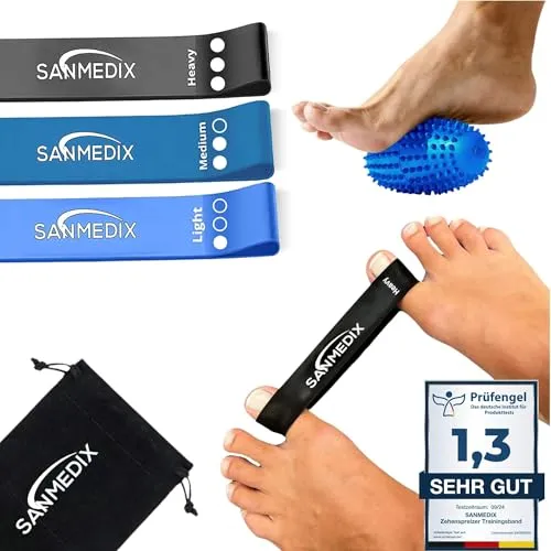 Sanmedix Hallux Valgus Zehenspreizer Trainingsband für den Zeh