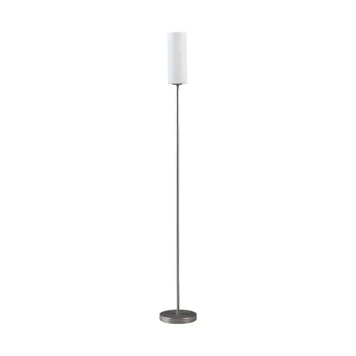 Lindby Stehlampe Vinsta, 1 x 40 W - Standleuchte mit schmalem, weißem Glasschirm für ein angenehmes, wohnliches Licht – ideal für jeden Wohnraum.