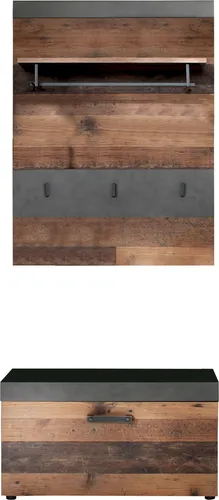 trendteam Garderobe 2-teilige Kombination Indy in braun von trendteam