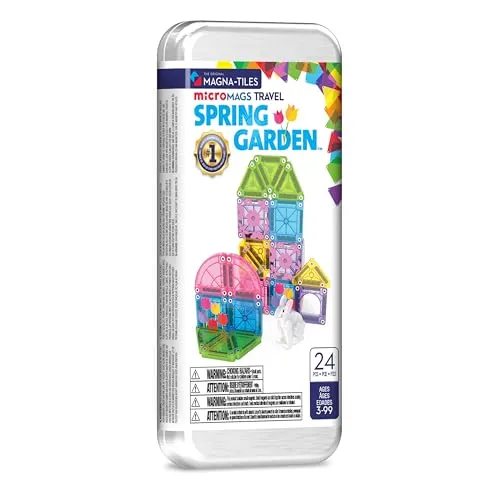 Magna-Tiles Frühlingsgarten Reise-Set 24 Teile von Magna-Tiles