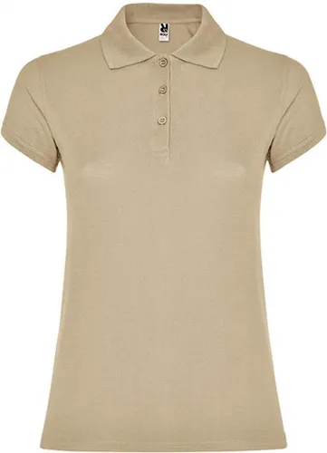 Roly PO6634 | Damen Star Woman Poloshirt, Piqué - Farbe: Sand 07 - Größe: XXL