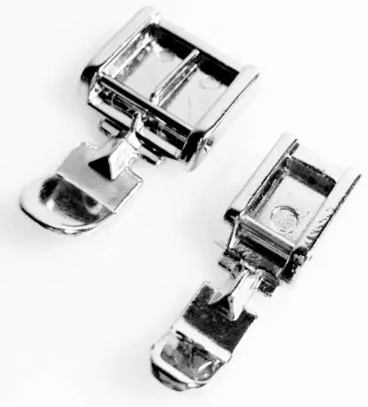 2X Reissverschlussfuß Nähfuß (Schmal und Normal) für Necchi 559 Nähmaschinen