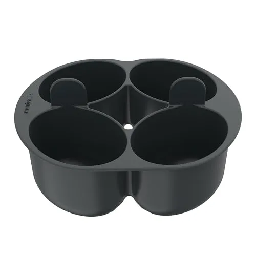 Wundermix - WunderPoach® for four • Pochiereinsatz für Thermomix & Monsieur Cuisine • Eier pochieren im TM7, TM6, TM5, TM31 & MC • Pochierte Eier • Egg Boiler • Eierkocher für 4 Eier