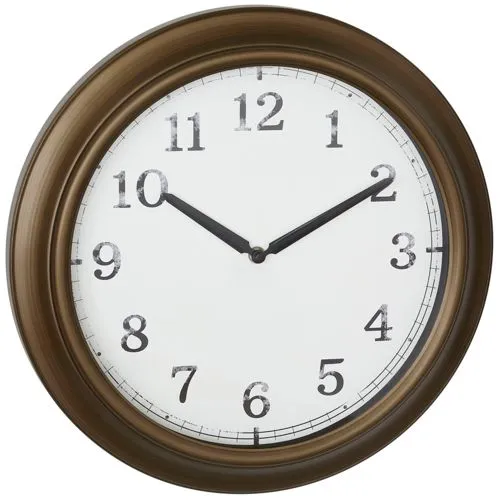 TFA 60.3066.53 Outdoor Metall-Wanduhr - Wanduhren für den Außenbereich, wetterfest und mit elegantem Design für stilvolle Akzente im Garten oder auf der Terrasse.