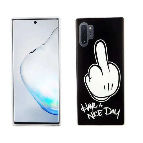Handyhülle für Samsung Galaxy Note 10 Cover Schutz Tasche Schutzhülle Schwarz
