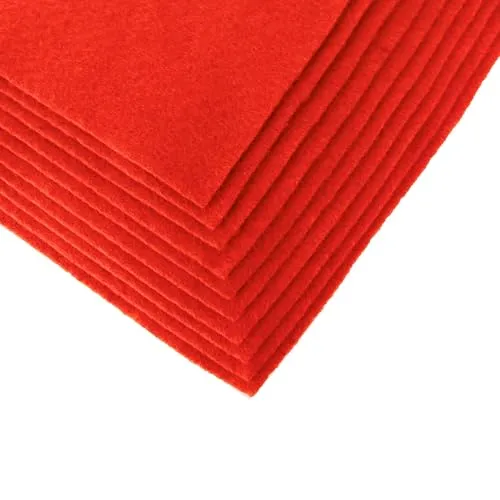 maDDma Bastelfilz Bögen 10er-Pack Flex Filz DIN A4, Stärke 1,5-2mm, Filzplatte, 50 Farben