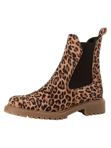 Tamaris TOUCH-IT Chelseaboots aus Leder mit Blockabsatz - Stylische Chelseaboots in Größe 42 mit komfortabler TOUCH-IT Dämpfung. Ideal für modische Looks, gefertigt aus hochwertigem Leder und mit einem stabilen Blockabsatz.