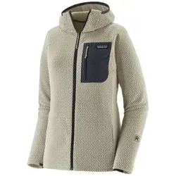 Patagonia W's R1 Air Full-Zip Hoody - Atmungsaktives Fleece - Fleecejacken aus 100% Recycling-Polyester, leicht, schnell trocknend und ideal für kaltes Wetter. Durchgehender Zipper für optimale Ventilation und bequemes An- und Ausziehen.
