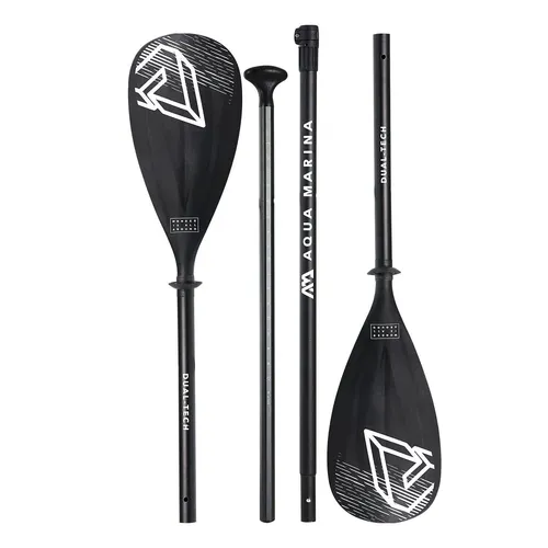 Aqua Marina Dual Tech Paddel 2in1: SUP & Kajak Paddel in schwarz von Aqua Marina