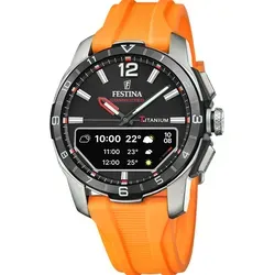 Festina Connected D F23000D - Moderne Herrenuhr mit Bluetooth - Smartwatch in elegantem Design mit Titangehäuse und Saphirglas, wasserdicht bis 30 m. Ideal für moderne Männer, die Funktionalität und Stil schätzen.