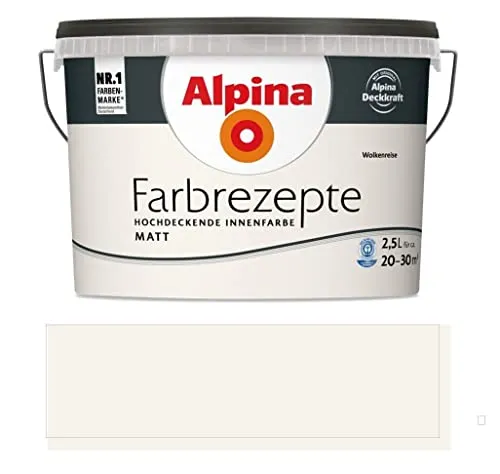 Alpina Farbrezepte bunte Wandfarbe 2,5 L