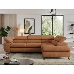 MKS MEBLE Sofa L Pedro in orange von MKS Meble
