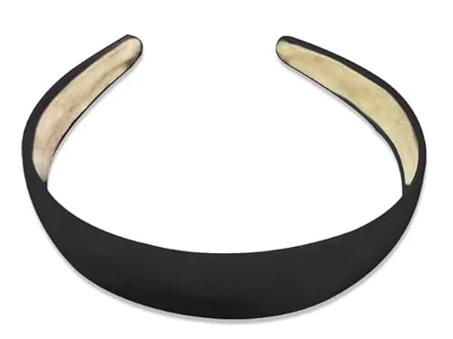 Damen Haarreif Stirnbänder Kopfschmuck in diversen Farben (schwarz)