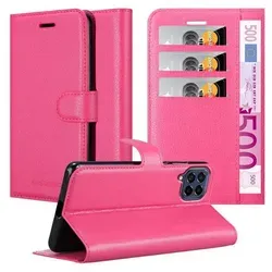 Cadorabo Hülle für Samsung Galaxy M53 5G Schutz Hülle in Pink Handyhülle Etui Case Cover Magnetverschluss