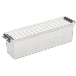 Sunware Aufbewahrungsbox Q-Line Box 81900609, 1,3L, Kunststoff, A8, 27 x 8 x 9cm
