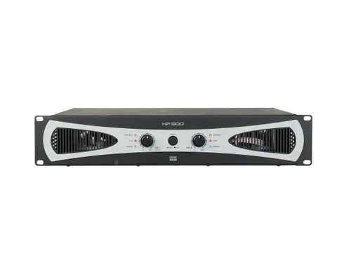 DAP Audio DAP HP-500 Endstufe - Verstärker/Amp mit 2x 200 Watt RMS Leistung, ideal für Pubs und Partys, bietet Schutzschaltkreise und effiziente Zwangsluftkühlung für zuverlässigen Betrieb.