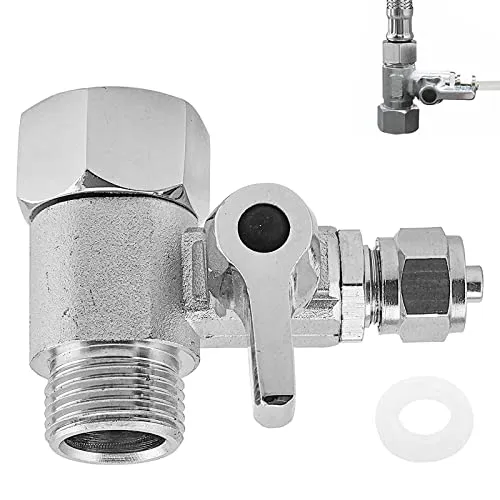 Wasseranschluss Adapter T-stück 3/8 X 3/8 X 1/4 Schlauch Wasseranschluss Wasseranschluss Verteiler Gartenschlauch Verteiler Wasserhahn Absperrhahn Absperrventil Adapter Zum Anschluss Von 2 Geräten