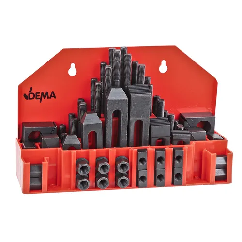 Spannwerkzeug Sortiment Set M10 Stiftschrauben Stufenblöcke Stufenspanneisen etc