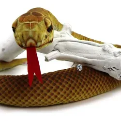 Kuscheltier Schlange HIZZZZ - Mamba Taipan Natter - Kuscheltiere: Realistisches Plüschtier mit naturgetreuem Schuppenmuster, 150 cm lang und aus 100% Recyclingmaterial, ideal zum Kuscheln und Spielen.