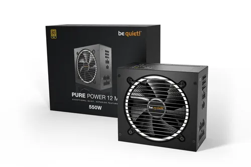 be quiet! Pure Power 12 M Netzteil schwarz - 80 PLUS Gold-zertifiziert, zuverlässige Energieversorgung für PC-Systeme