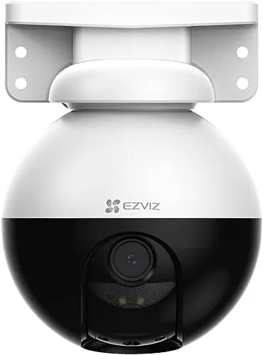 EZVIZ C8W Pro 2K WLAN IP PT Kamera - Outdoor Überwachungskamera mit KI-Personenerkennung und 30 Meter Farbnachtsicht, bietet umfassende Sicherheit durch aktive Verteidigung und intelligente Nachtsicht.