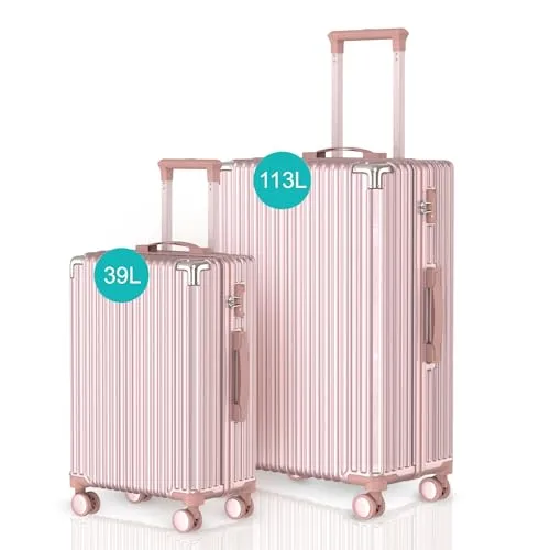 Voyagoux® Reisekofferset in rosegold von V Voyagoux
