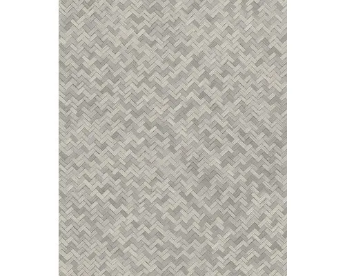 Tapete Marburg Botanica 33311 - Landhaus Rattan Grau Taupe - Moderne Vliestapete in Holzoptik, abziehbar und ideal für alle Zimmer. Verleiht Ihrem Raum einen natürlichen Look mit einfacher Anwendung.
