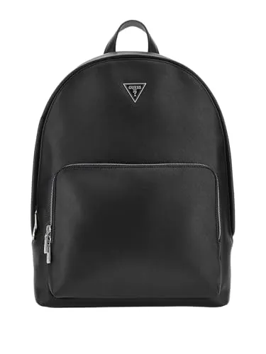 GUESS Rucksack Certosa Saffiano Eco Black in schwarz von GUESS