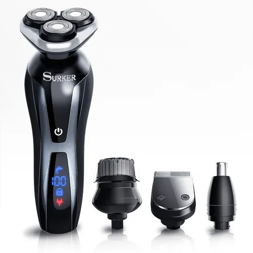 SURKER 4 IN 1 Elektrorasierer für Männer