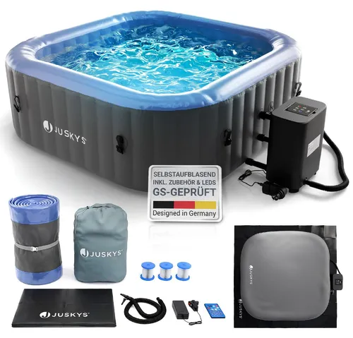 Juskys Whirlpool SpaLuxe mit LED
