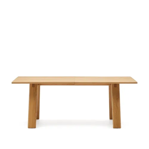 Ausziehtisch Arlen 200/250 cm aus Eichenholz - Hochwertiger Esstisch aus Eichenholz mit zeitlosem Design. Ausziehbar von 200 auf 250 cm, bietet Platz für bis zu 8 Personen. Ideal für gesellige Abende im Esszimmer.