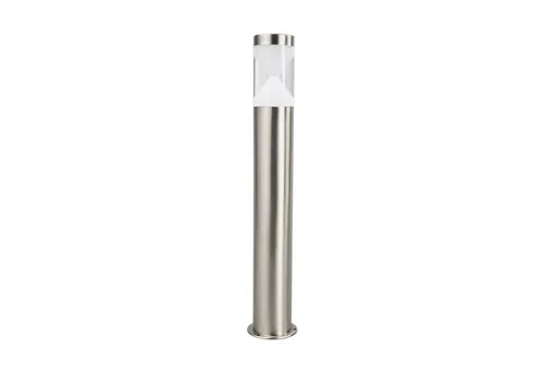 Lindby Pollerleuchte Fabrizio - Moderne Pollerleuchte mit fest verbautem warmweißem LED-Leuchtmittel, ideal für Garten, Balkon oder Terrasse. Aus edelstahl und Polycarbonat, Höhe 56 cm, für stimmungsvolles Licht im Außenbereich.