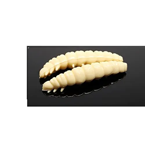 Libra Lures Larva 35 35mm 3,5cm Käse Cheese 005 5908291083793 Bienenmade zum auftreibenden Angeln Forellenangeln