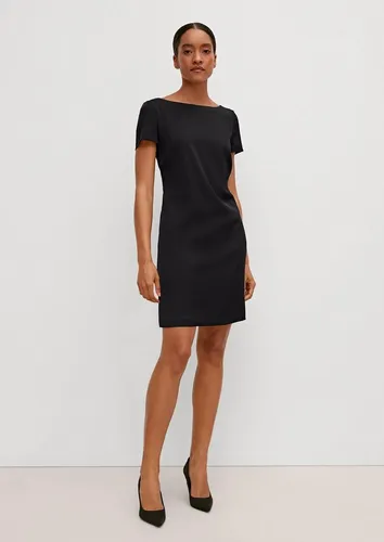 comma Damen Kleid 60.2.61.20.200.2127841, Schwarz, Größe 34 in schwarz von comma,