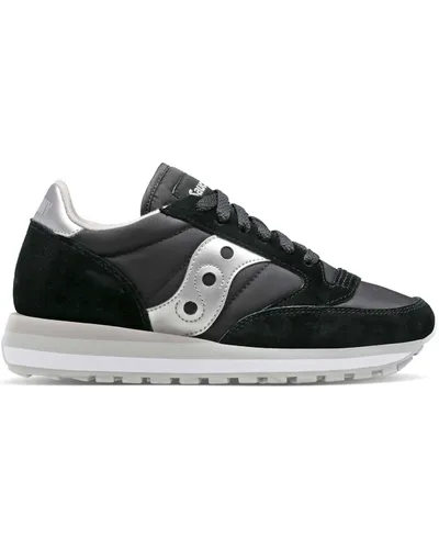 Saucony Adult Jazz schwarz Gr. 40 - Herren-Sneaker mit leichtem Komfort, dreifarbiger Zwischensohle und limitierter Auflage – das Trend-Modell für stilbewusste Sneaker-Liebhaber.