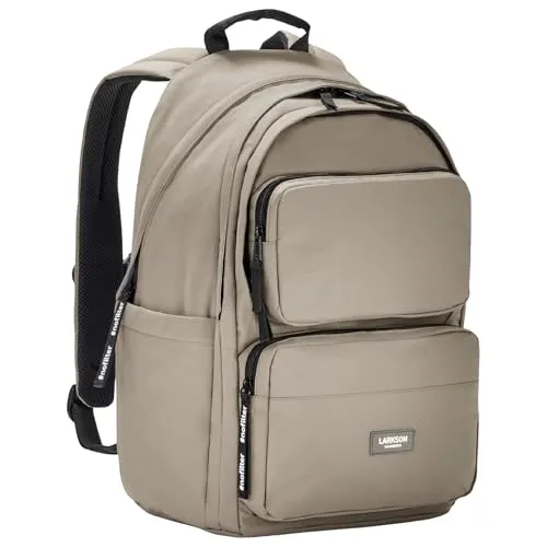 LARKSON Schulrucksack No 3 Advanced - Wasserabweisender Rucksack für Schule und Uni - Schulrucksäcke mit 3 Hauptfächern und Laptopfach, ideal für Ordnung und Komfort – umweltfreundlich und bequem für jeden Tag.