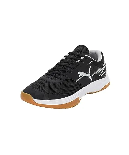 PUMA Herren Varion II Indoor Court Shoe - Komfort und Stabilität für den perfekten Spieltag - Herren-Hallenschuhe mit atmungsaktivem Variomesh-Obermaterial und stabilisierendem Rahmen für optimale Unterstützung. Weicher Schaumstoff und Variofoam Zwischensohle sorgen für besten Komfort.